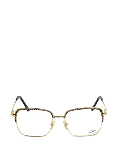 Cazal Square-frame Glasses In Gold
