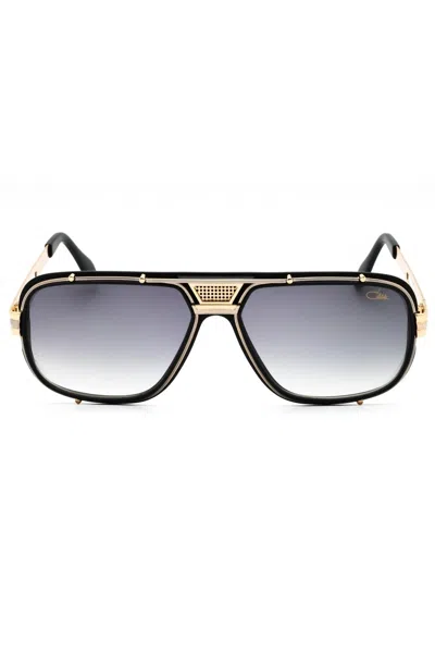 Cazal Stylish Metal Aviator Sunglasses For Men In Black
