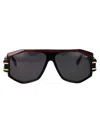 Cazal Sunglasses In 702 Black Red Leather