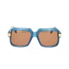 Cazal Square Frame Sunglasses In Blue
