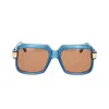 Cazal Square Frame Sunglasses In Blue