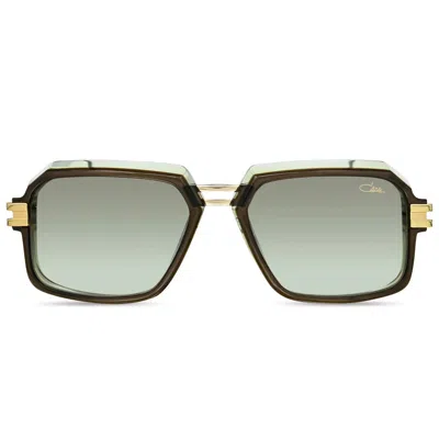 Cazal Sunglasses  6004/3 016 Transparent Green/smoky Green Unisex
