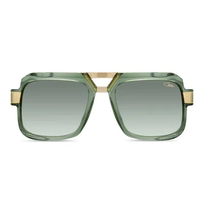 Cazal Sunglasses  669 004 Transparent Green/gradient Green Unisex