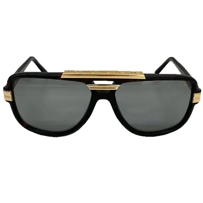 Pre-owned Cazal Sunglasses  8037 002 61 15 140 Havana Gold Green Lens 100% Authentic