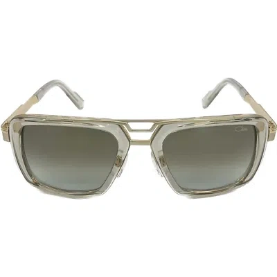 Pre-owned Cazal Sunglasses  9104 003 54 21 140 Brown Crystal Green Gradient Lens 100% Authe
