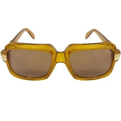 Pre-owned Cazal Sunglasses  Legends 607/3 010 56 18 140 Amber Gold Bronze Gradient Lens 100