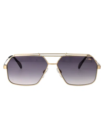 Cazal White Plastic Glasses In Purple