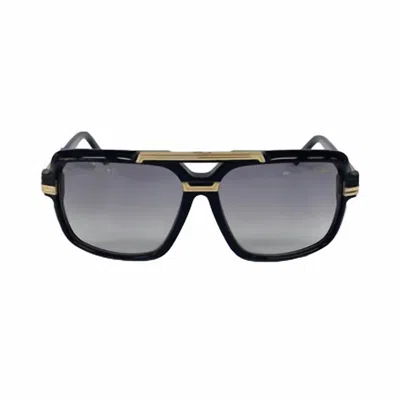Cazal Women's Aviator Sunglasses In Matte Black Gold In Brown