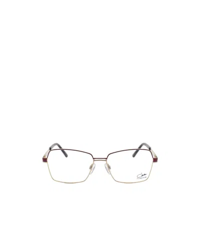 Cazal Zigzag-.embossed Geometric-frame Glasses