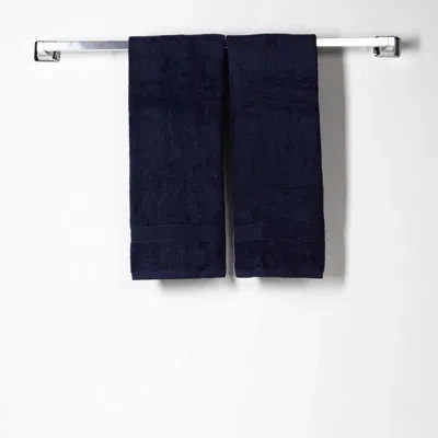 Cb Station Cotton Hand Towels In Black