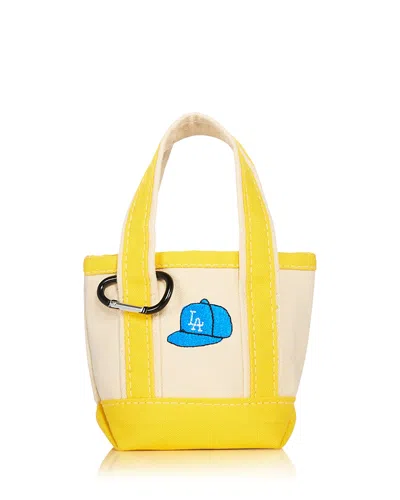 C.bonz C. Bonz Cali La Hat Tiny Canvas Tote Bag In Yellow