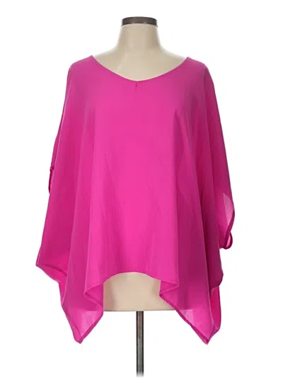 Pre-owned Cbr 3/4 Sleeve Blouse In Pink