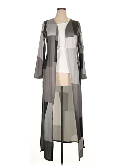 Pre-owned Cbr Kimono In Gray