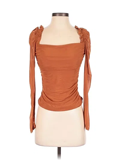 Pre-owned Cbr Tube Top Brown Strapless Neckline Tops