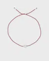 Cbyc Armband Silver Heart Tiny Bordeaux