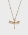 Cbyc Necklace Diamond Dragonfly In Gold