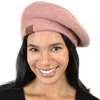 C.c Beanie All-weather Adjustable Beret Hat In Dark Blush