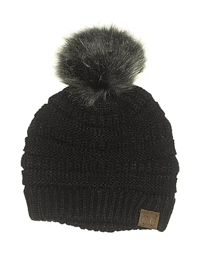Pre-owned Cc Beanie Hat In Black