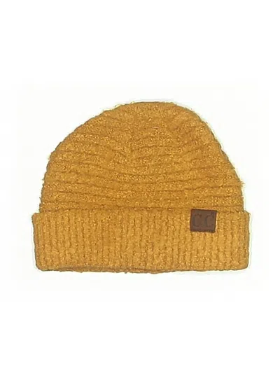 Pre-owned Cc Beanie Hat In Orange