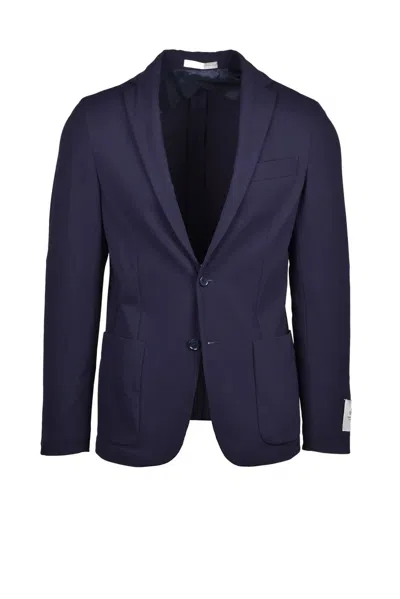 Cc Collection Corneliani Blazer Jacket - Multicolor In Blue