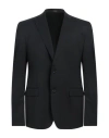 Cc Collection Corneliani Man Blazer Black Size 48 Virgin Wool, Elastane In Black