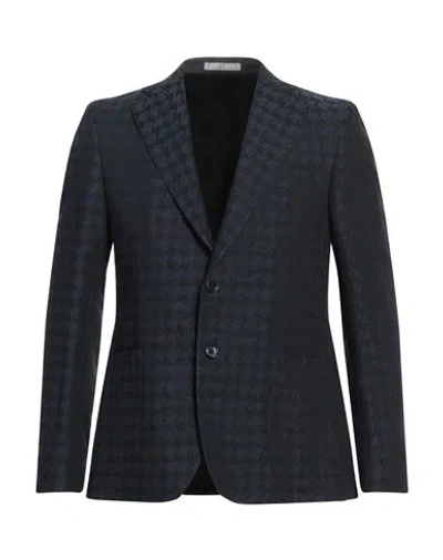 Cc Collection Corneliani Man Blazer Blue Size 40 Cotton, Linen