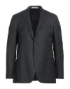 Cc Collection Corneliani Man Blazer Charcoal Size 40 Virgin Wool, Elastane