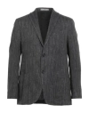 Cc Collection Corneliani Man Blazer Grey Size 40 Virgin Wool, Linen In Gray