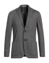 Cc Collection Corneliani Man Blazer Grey Size 42 Lyocell, Virgin Wool, Cotton In Grey