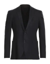 Cc Collection Corneliani Man Blazer Midnight Blue Size 40 Viscose, Polyamide, Elastane In Blue