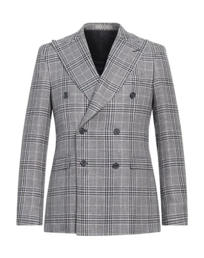 Cc Collection Corneliani Man Blazer Navy Size 40 Cotton, Linen