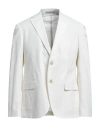Cc Collection Corneliani Man Blazer White Size 40 Cotton, Polyamide, Elastane In White
