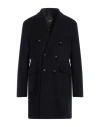 Cc Collection Corneliani Man Coat Midnight Blue Size 46 Wool, Polyester, Cashmere