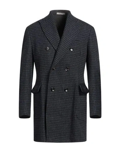 Cc Collection Corneliani Man Coat Navy Size 40 Wool, Polyester, Cashmere, Polyamide