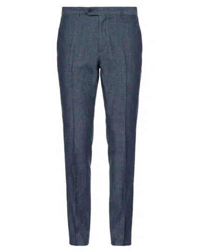 Cc Collection Corneliani Man Pants Blue Size 32 Linen