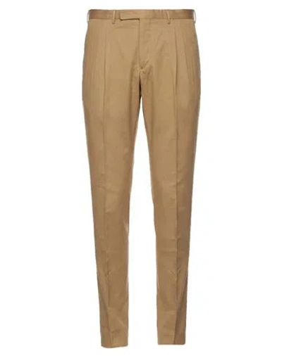Cc Collection Corneliani Man Pants Camel Size 32 Cotton In Brown