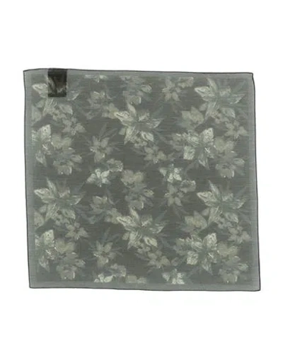 Cc Collection Corneliani Man Scarf Military Green Size - Cotton, Silk