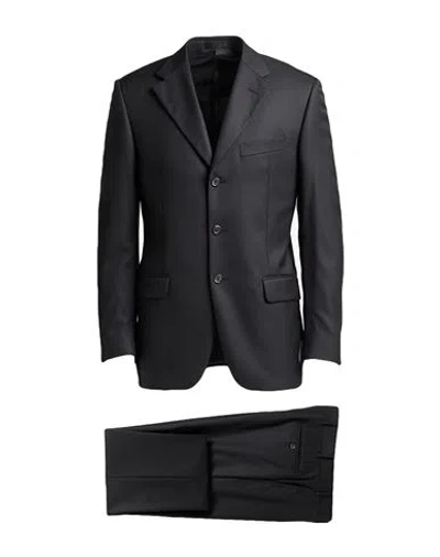 Cc Collection Corneliani Man Suit Black Size 38 Virgin Wool