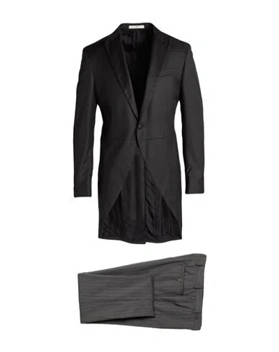 Cc Collection Corneliani Man Suit Black Size 40 Virgin Wool
