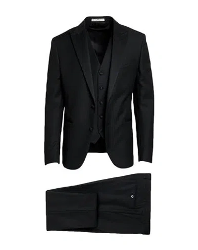 Cc Collection Corneliani Man Suit Black Size 44 Merino Wool