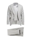 Cc Collection Corneliani Man Suit Light Grey Size 38 Virgin Wool, Elastane In Gray