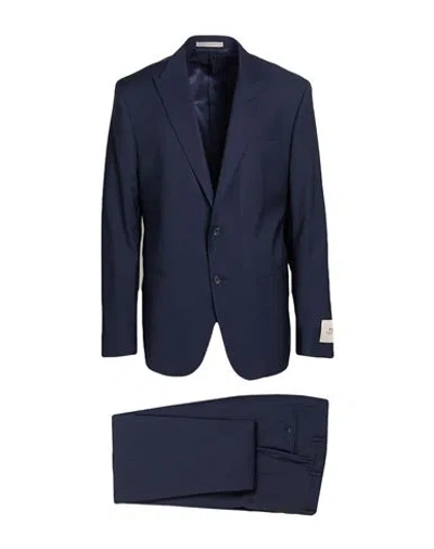 Cc Collection Corneliani Man Suit Midnight Blue Size 38 Virgin Wool
