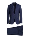 Cc Collection Corneliani Man Suit Midnight Blue Size 42 Virgin Wool In Blue