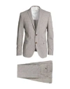 Cc Collection Corneliani Man Suit Military Green Size 40 Virgin Wool, Polyester, Elastane In Green