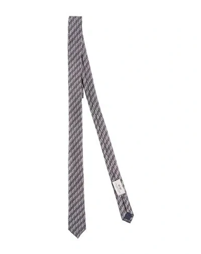 Cc Collection Corneliani Man Ties & Bow Ties Dark Brown Size - Silk In Yellow