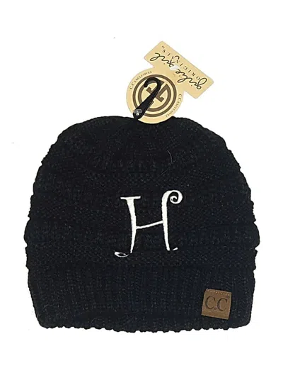 Pre-owned C.c Exclusives Beanie Hat In Black