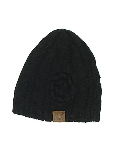 Pre-owned C.c Exclusives Beanie Hat In Black