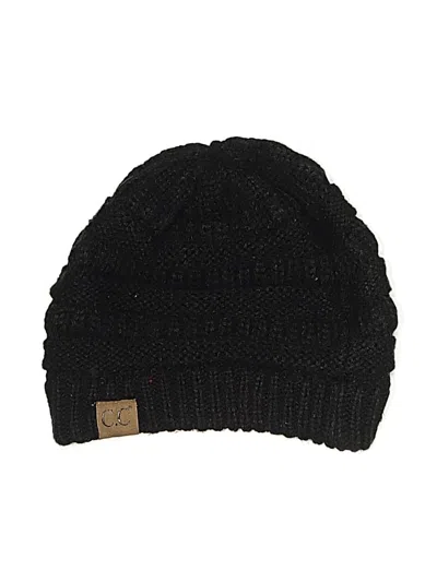 Pre-owned C.c Exclusives Beanie Hat In Black