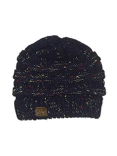 Pre-owned C.c Exclusives Beanie Hat In Blue