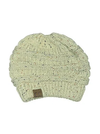 Pre-owned C.c Exclusives Beanie Hat In Brown